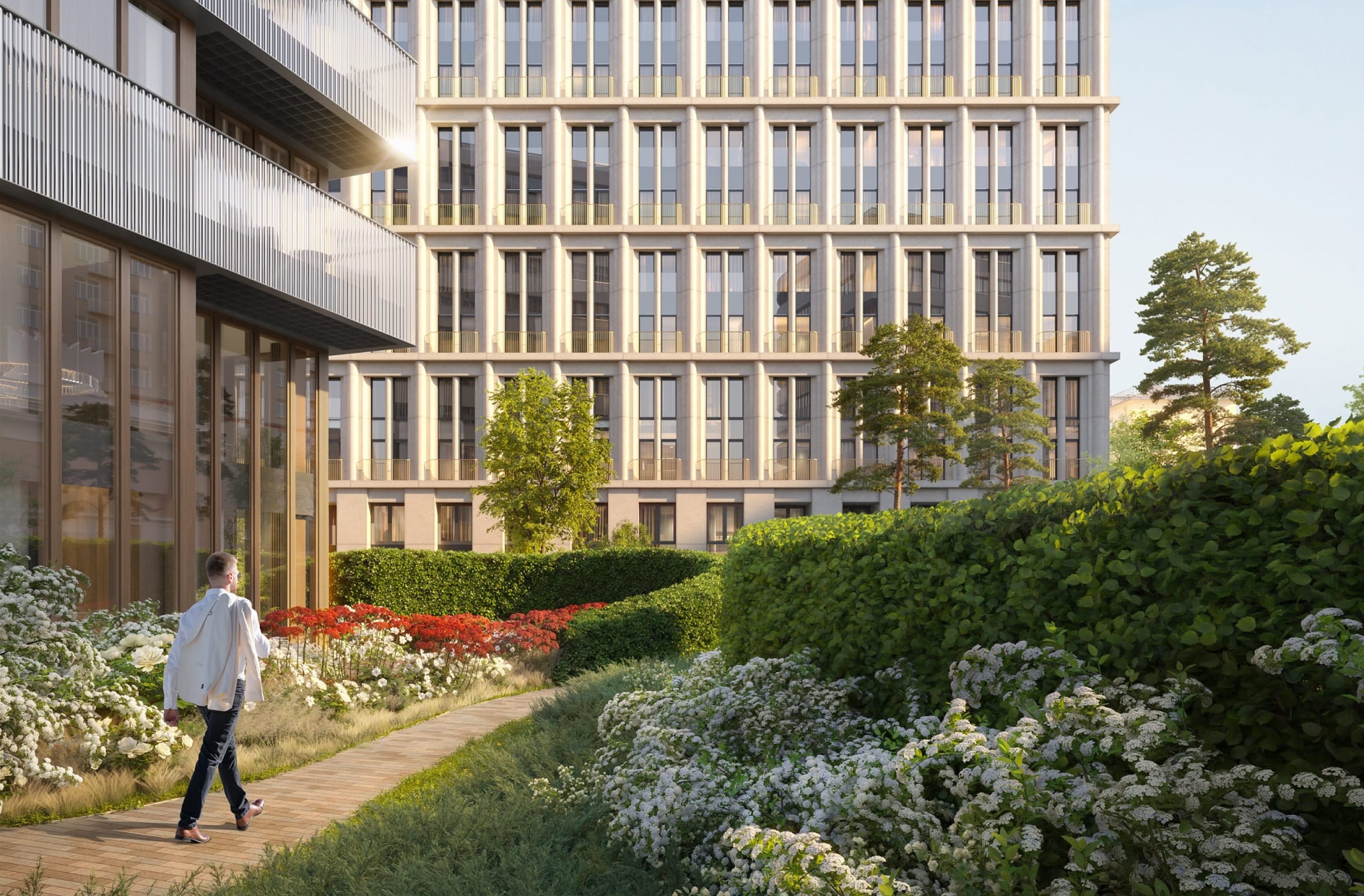 Самый большой двор-парк появится на элитном рынке Москвы